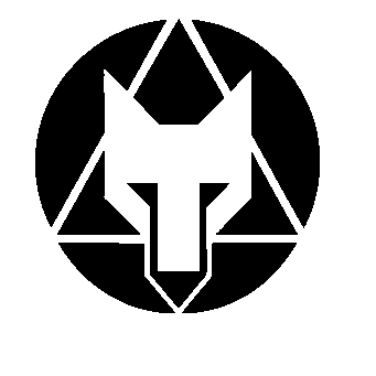 Bauhaus Wolf Circle Logo