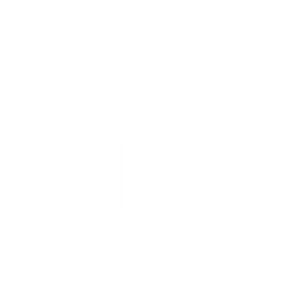 Bauhaus Wolf Circle Logo #ffffff