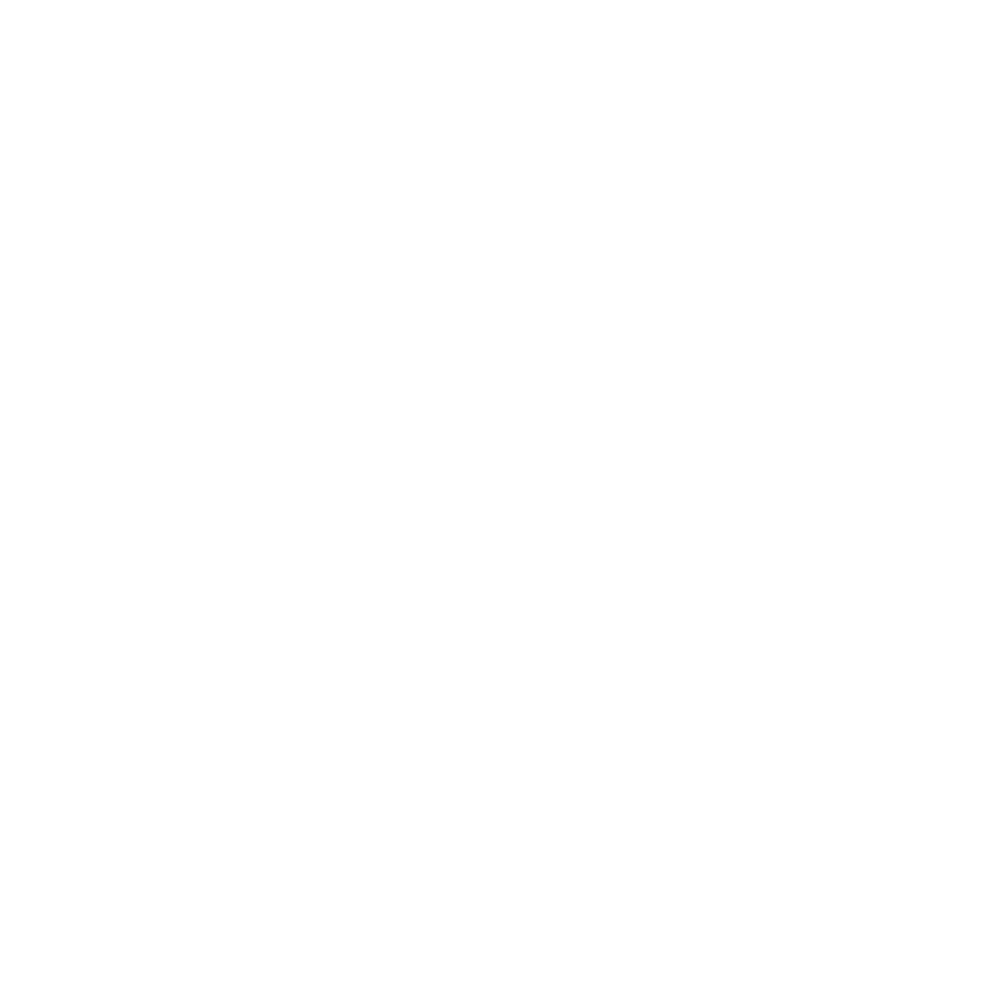 Geometric Fox Head Logo #ffffff
