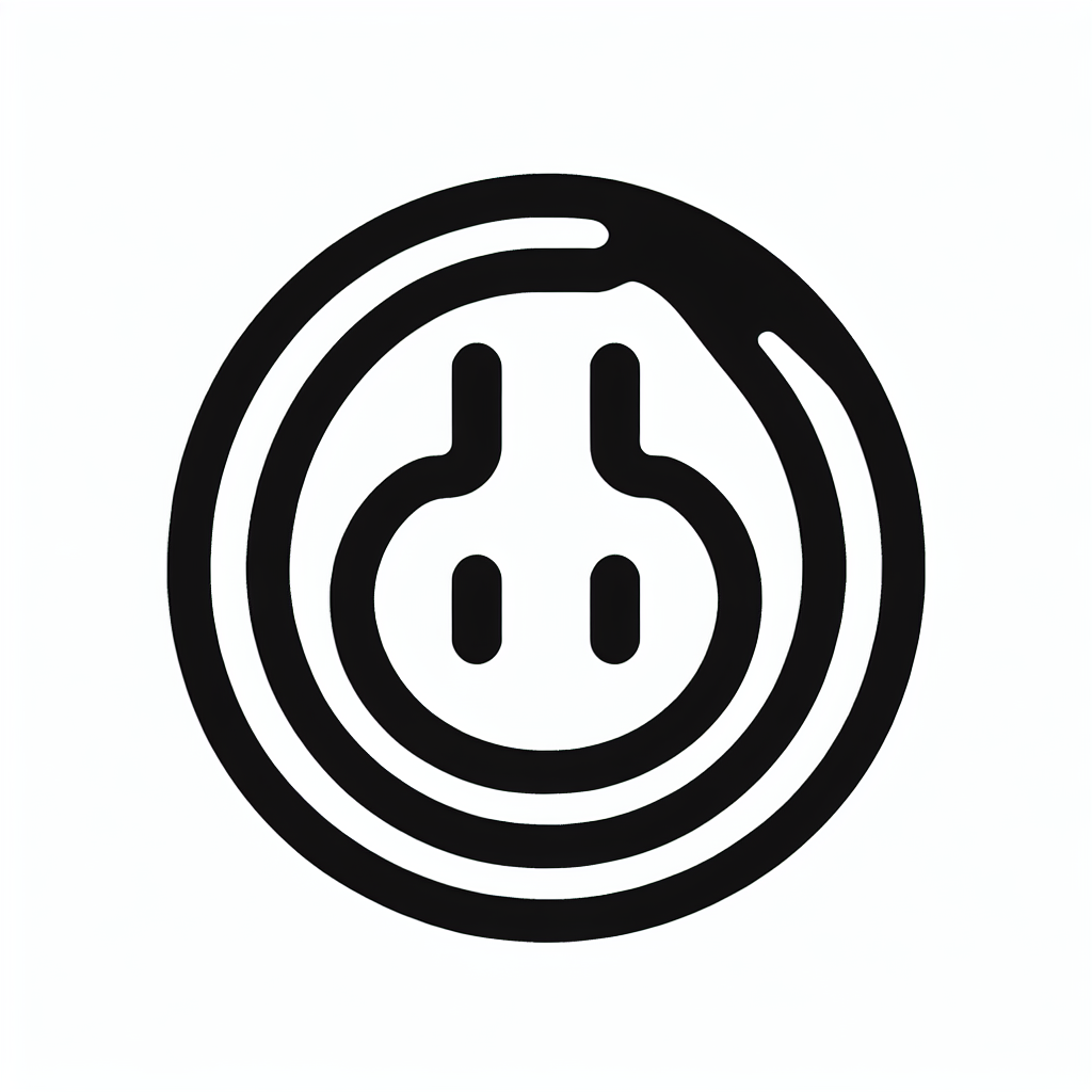 Electrical Plug and Circles Logo