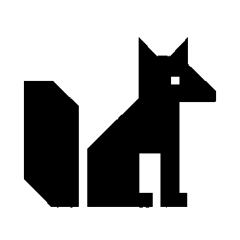 Brutalist Fox Logo