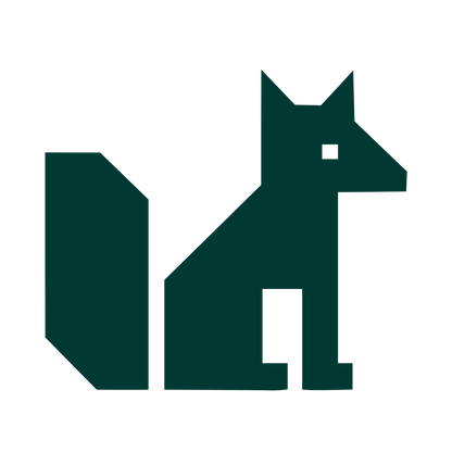 Brutalist Fox Logo #003932