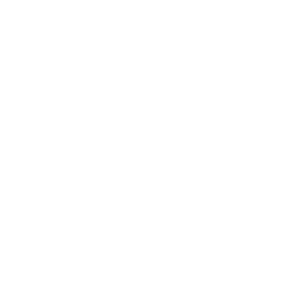 Brutalist Fox Head Logo #ffffff