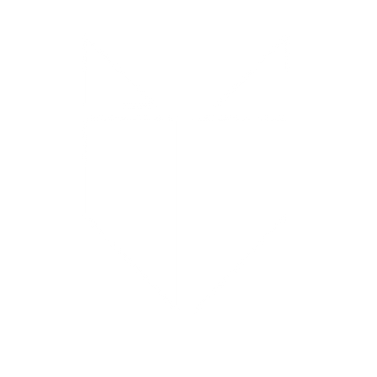 Geometric Fox Face Logo #ffffff