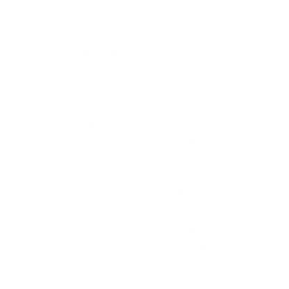 Geometric Fox Logo #ffffff