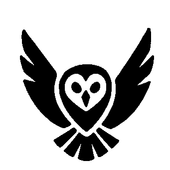 Barn Owl in Flight Logo