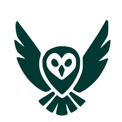 Barn Owl in Flight Logo #003932