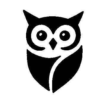 Bold Owl Face Logo