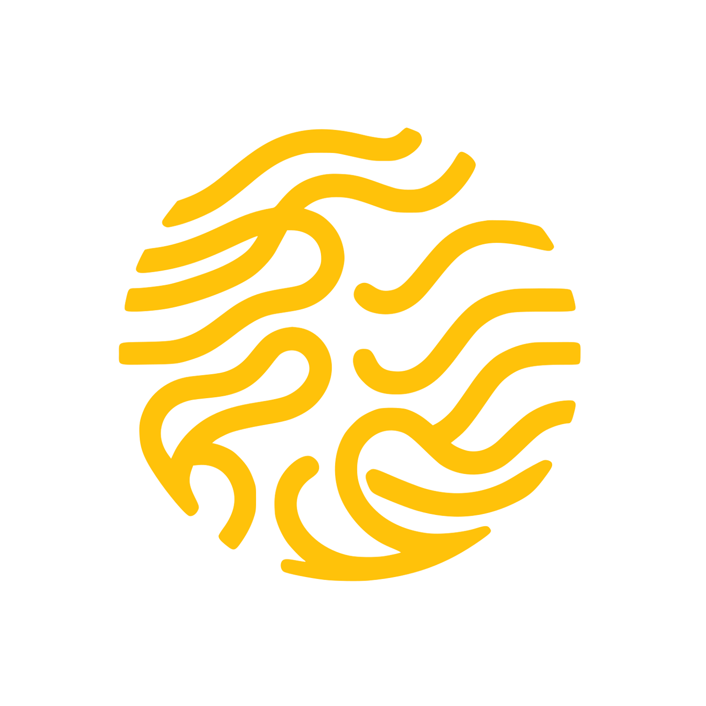 Wave Electrician Logo #FFC20A