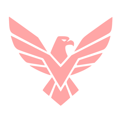 Layered Eagle Wings Logo #ffa6a6