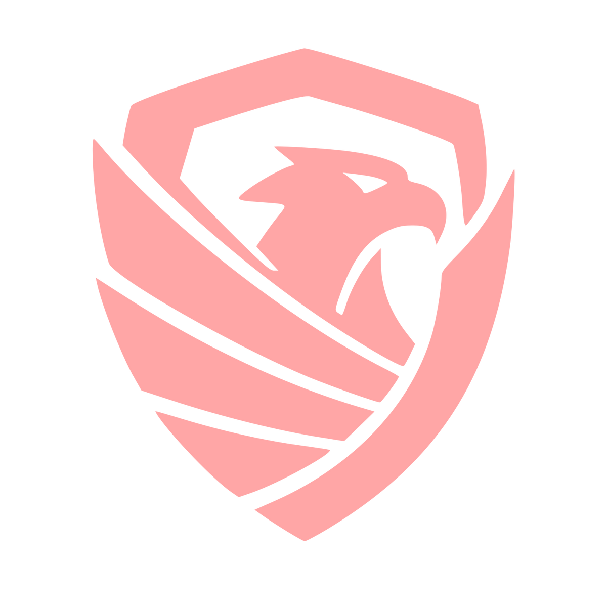 Eagle Shield Security Logo #ffa6a6
