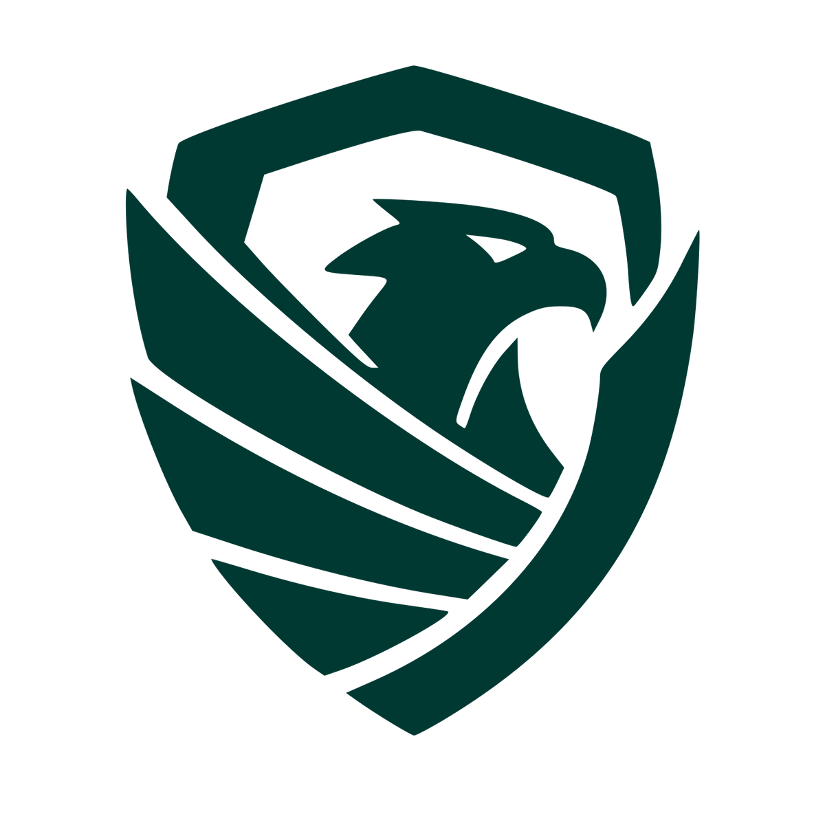 Eagle Shield Security Logo #003932