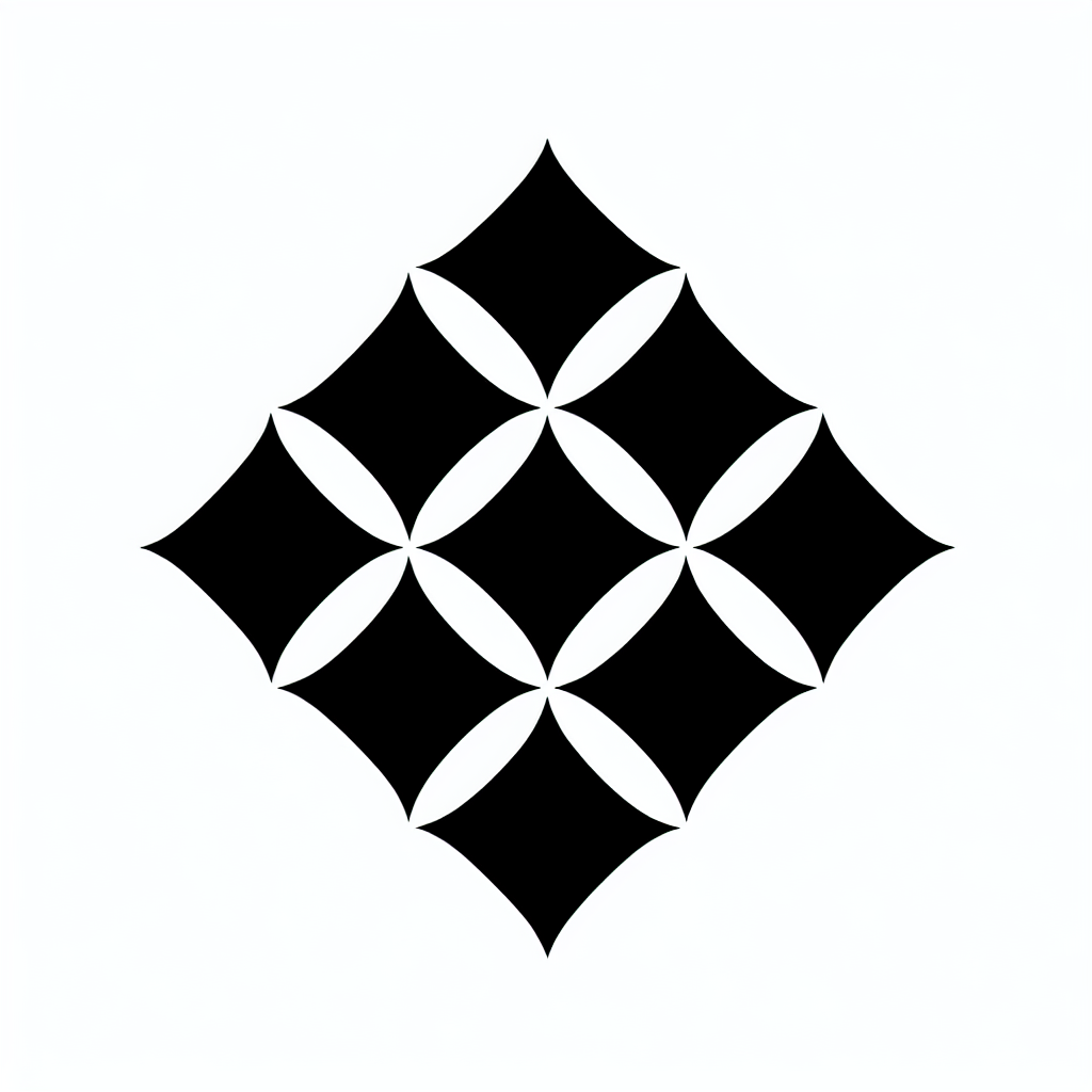 Floral Diamond Pattern Logo