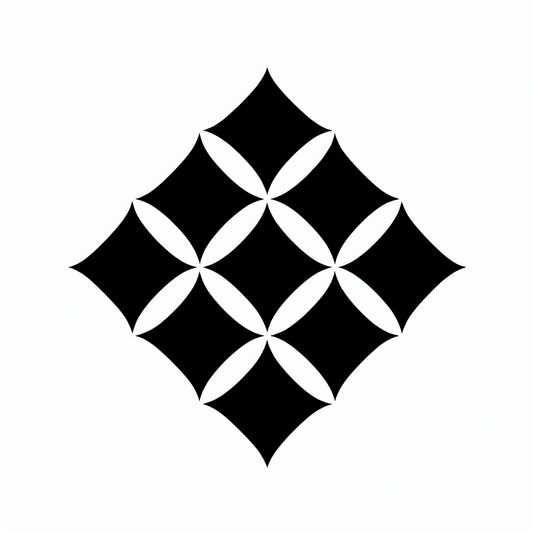 Floral Diamond Pattern Logo
