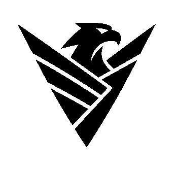Eagle V-Shape Emblem Logo