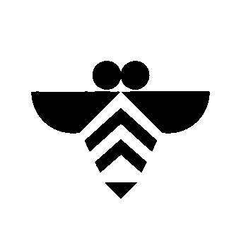 Modernist Minimal Bee Logo