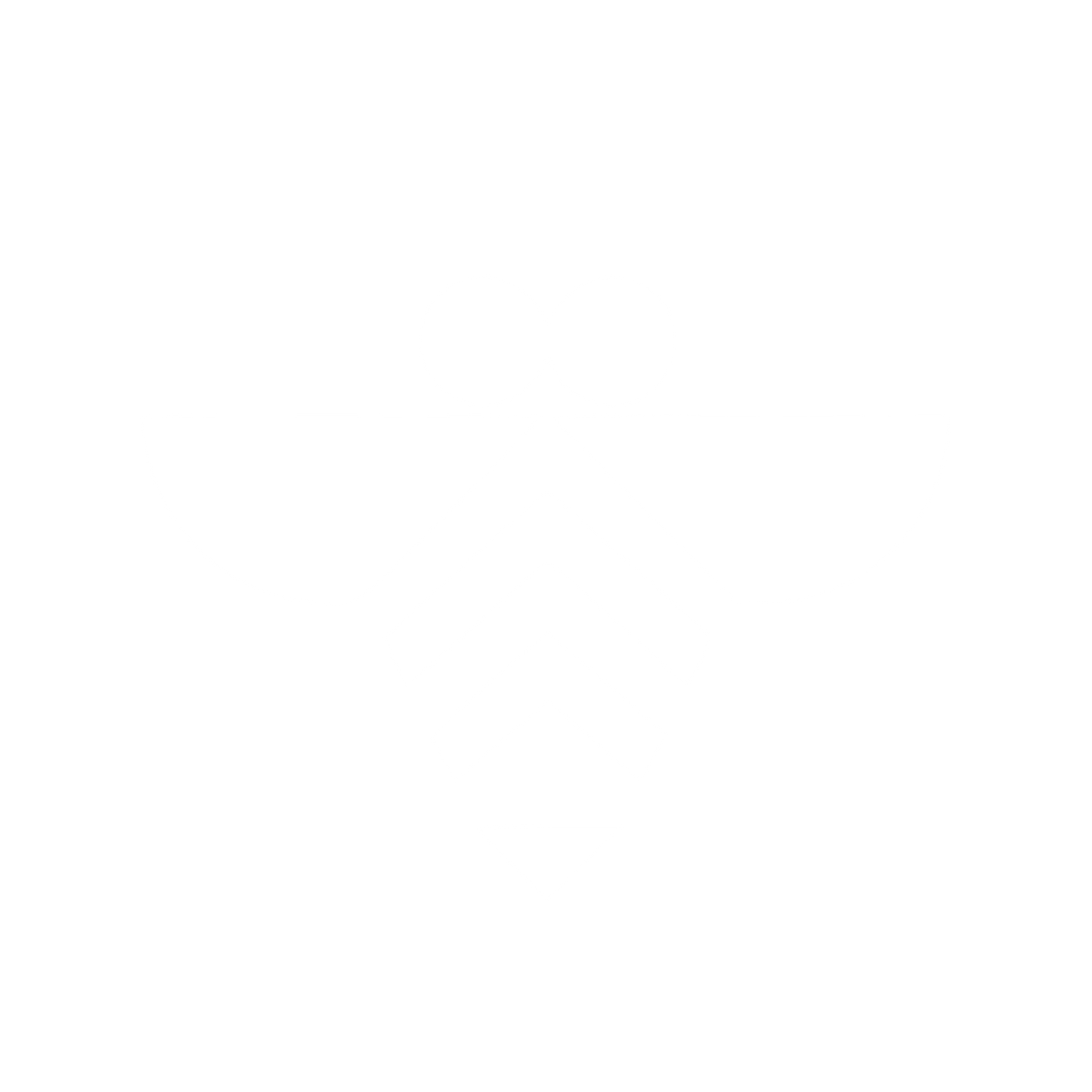 Modernist Minimal Bee Logo #ffffff