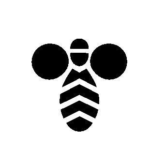 Modernist Minimal Bee Logo