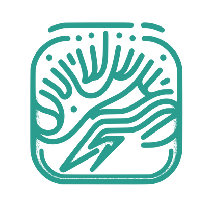 Electrical Bolt Lines Logo #2A9D8F