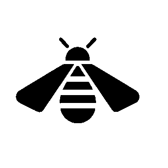 Honeybee Top View Logo