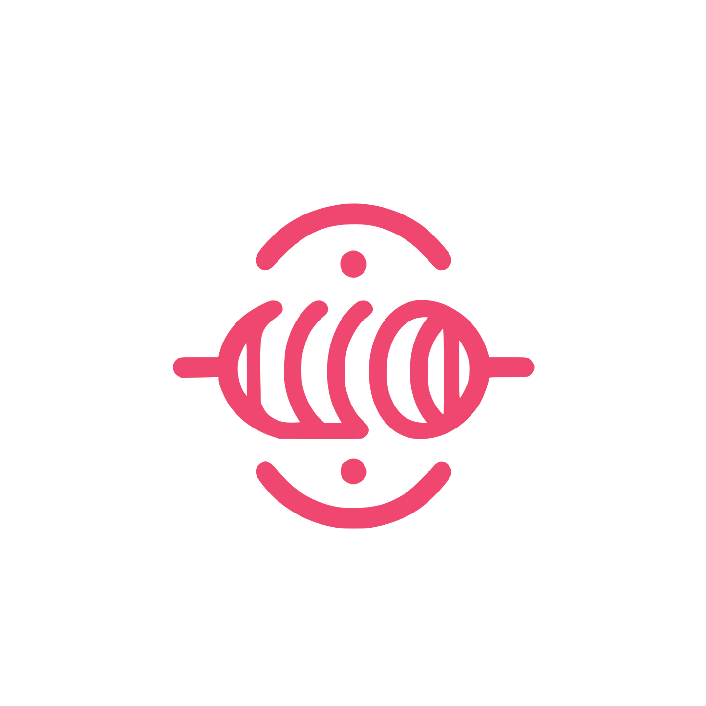 Geometric Sphere Electrician Logo #EF476F