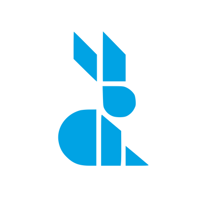 Swiss Style Rabbit Logo #00a3e4