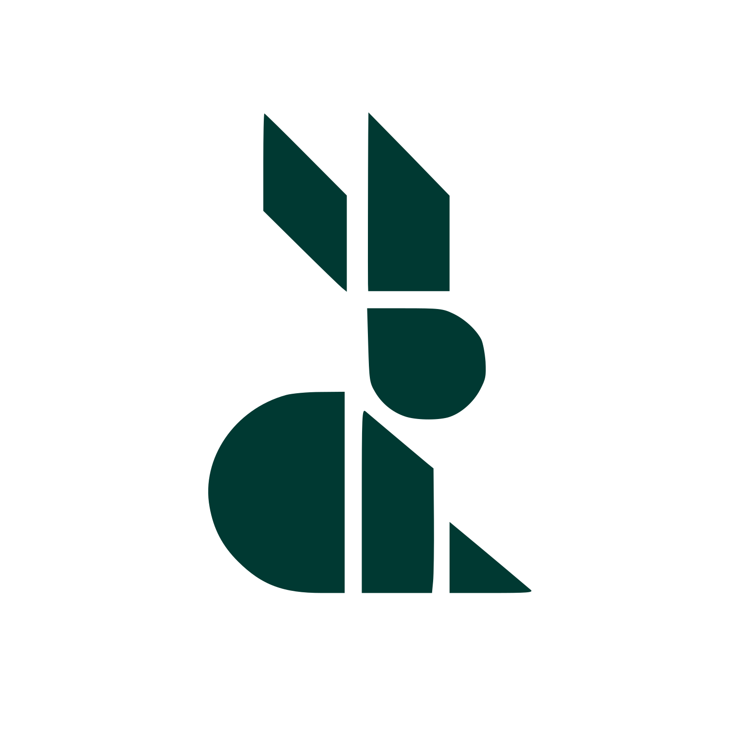 Swiss Style Rabbit Logo #003932