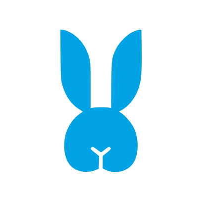 Swiss Style Rabbit Logo #00a3e4