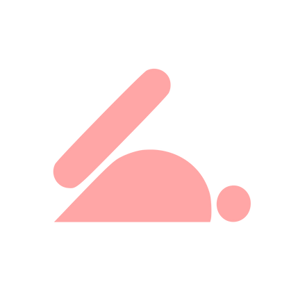 Swiss Style Rabbit Logo #ffa6a6