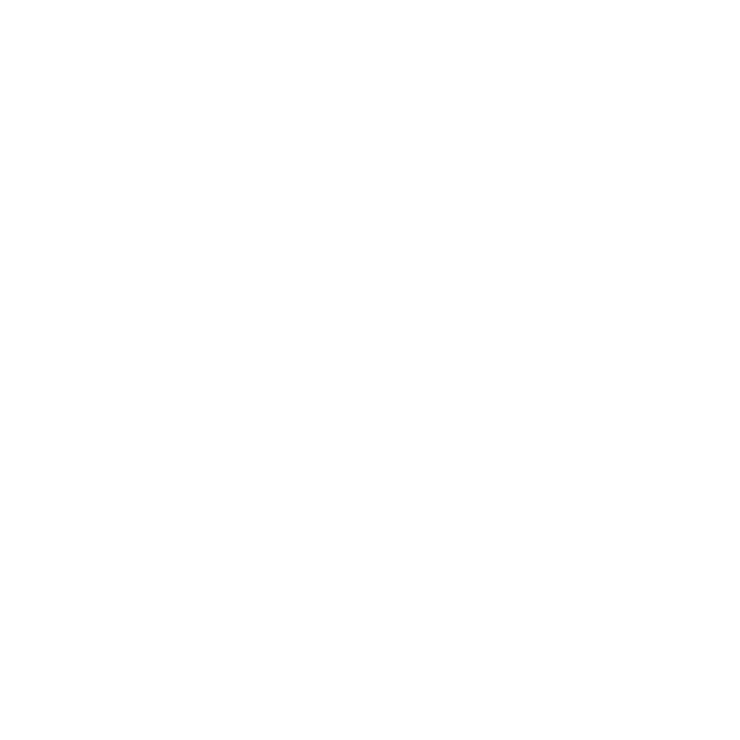 Monoline Rabbit Logo #ffffff