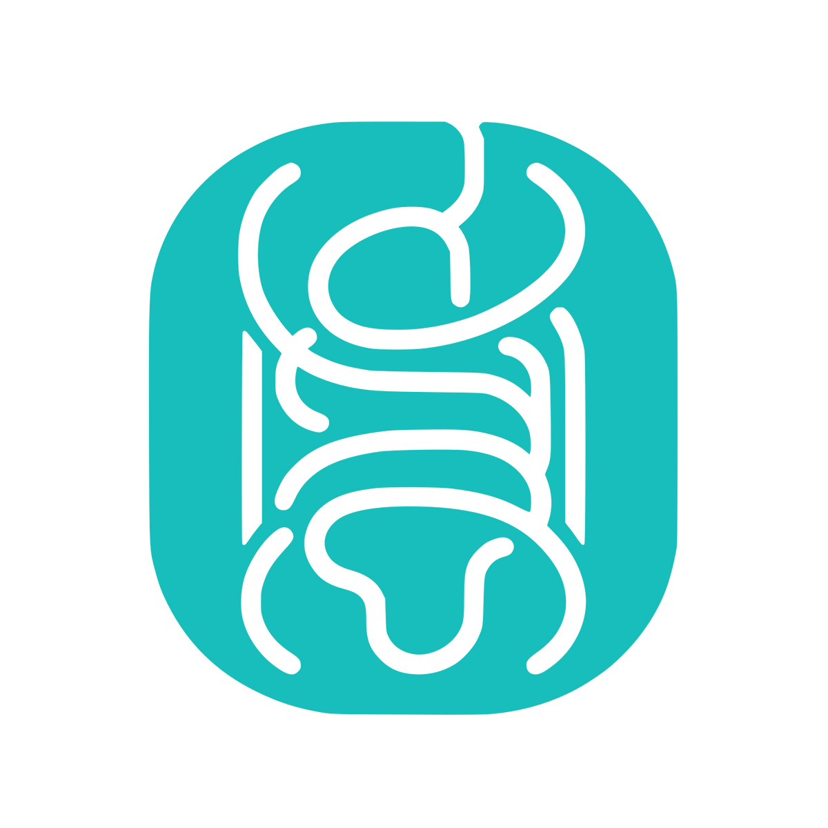 Medical Illustration Logo #17BEBB