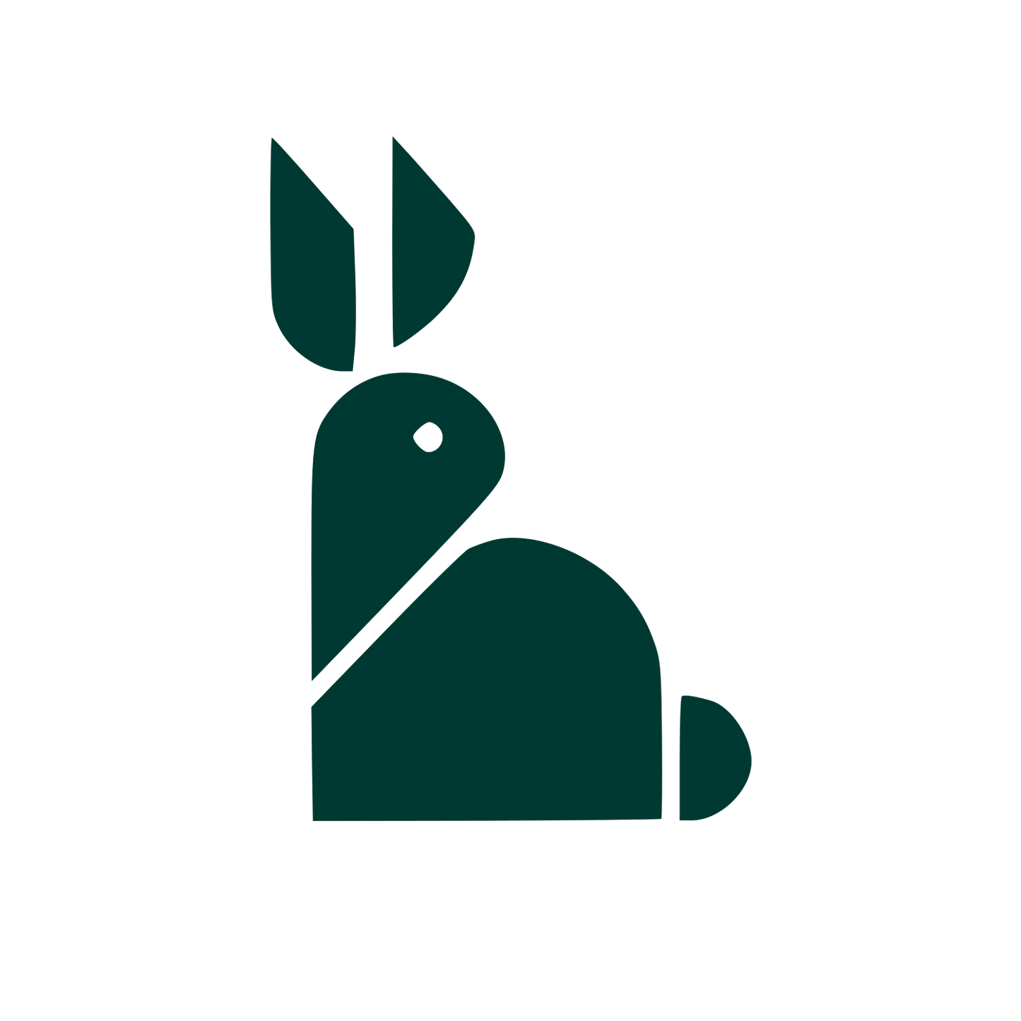 Swiss Style Rabbit Logo #003932