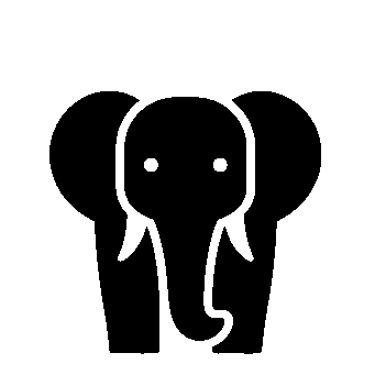 Elephant Front View Logo