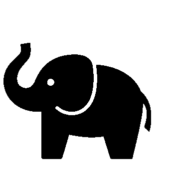 Elephant Pictogram Logo