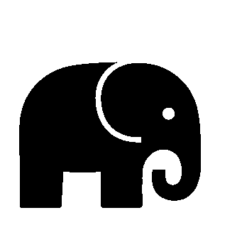Elephant Pictogram Logo