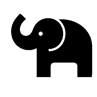 Elephant Pictogram Logo