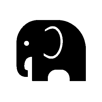 Elephant Pictogram Logo