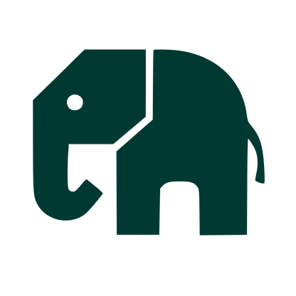 Pictogram Elephant Logo #003932
