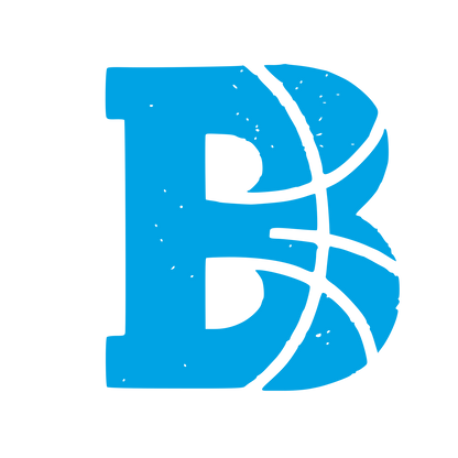 Basketball Letter B Logo #00a3e4