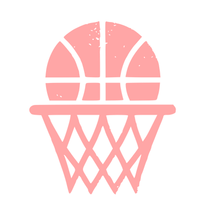 Basketball Hoop Net Logo #ffa6a6