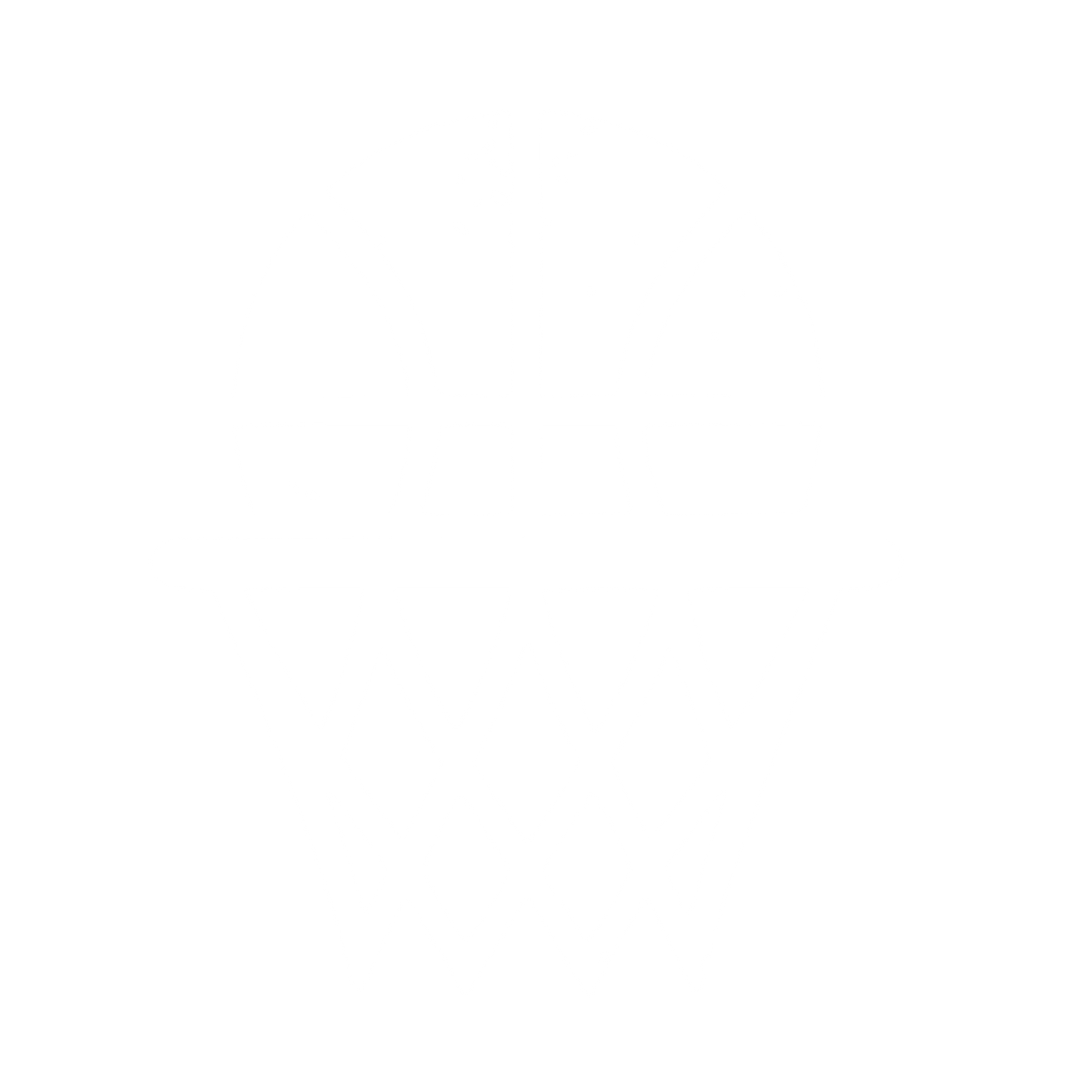 Basketball Hoop Net Logo #ffffff