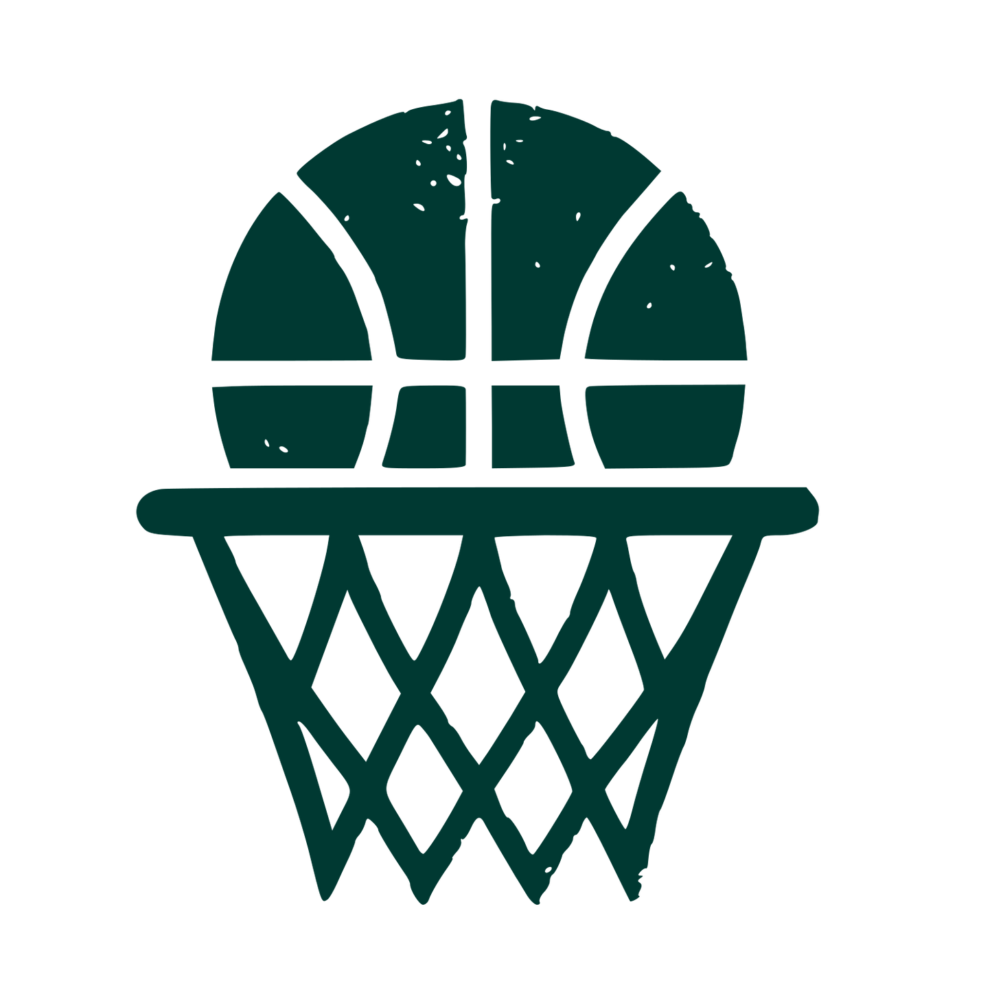 Basketball Hoop Net Logo #003932