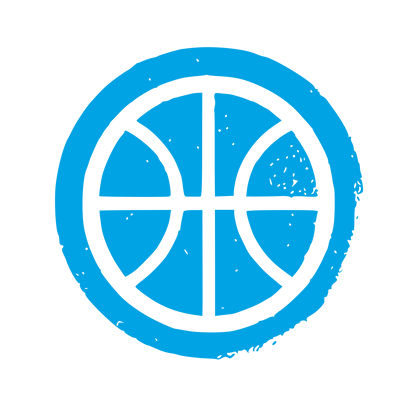 Basketball Circle Logo #00a3e4