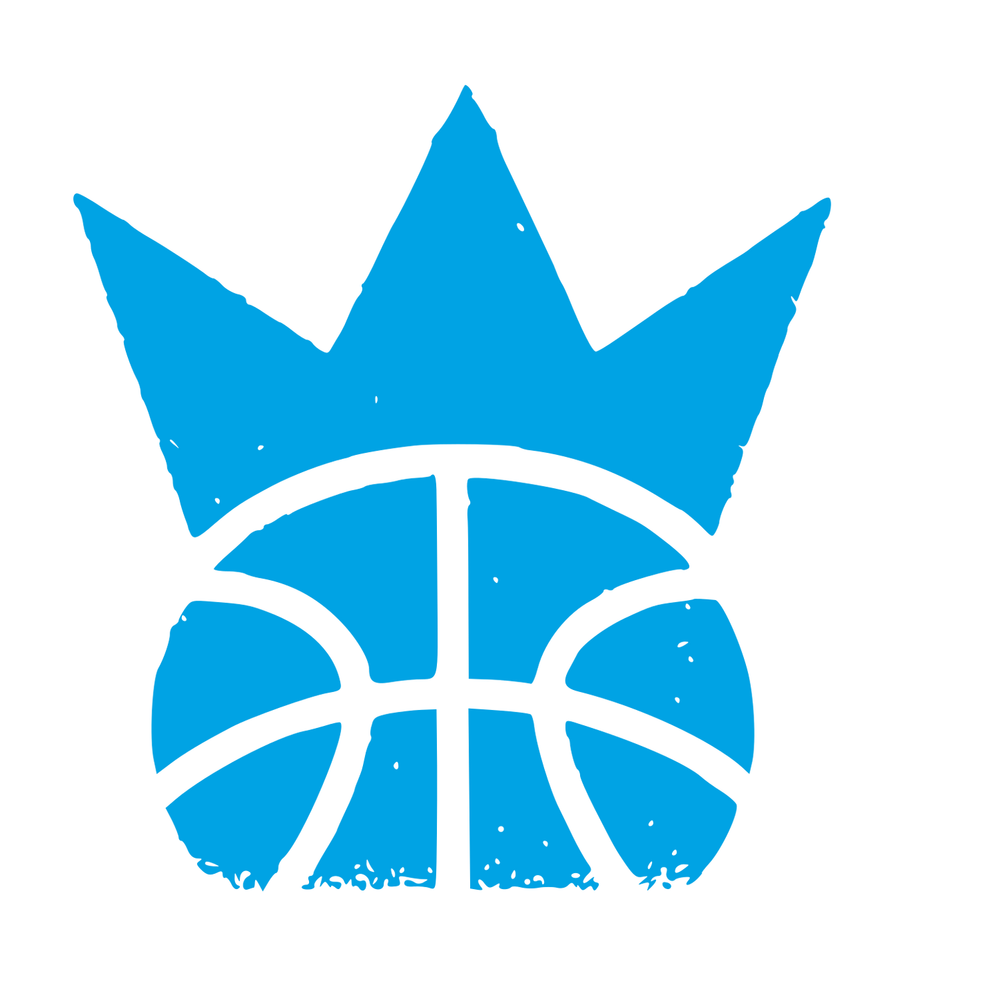 Basketball Crown Logo #00a3e4