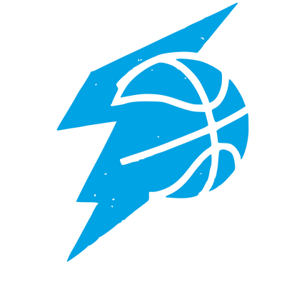 Basketball Lightning Bolt Logo #00a3e4