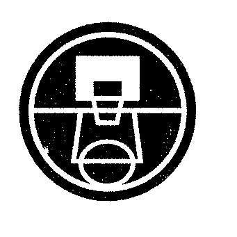 Basketball Court Emblem Logo