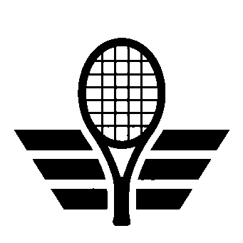Tennis Racket Wings Logo