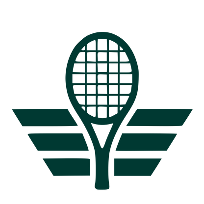 Tennis Racket Wings Logo #003932