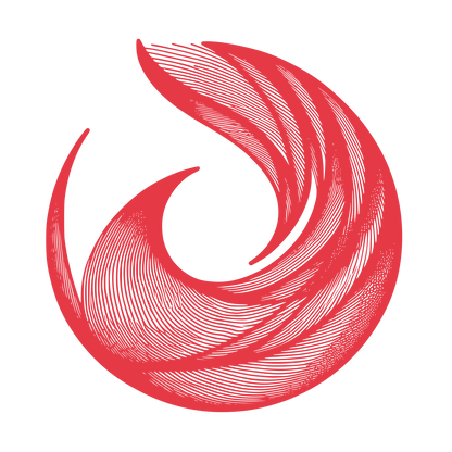 Swirl Logo #E63946