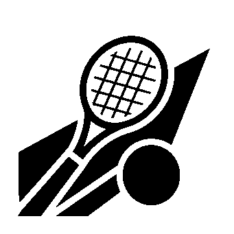 Tennis Racket Ball Logo